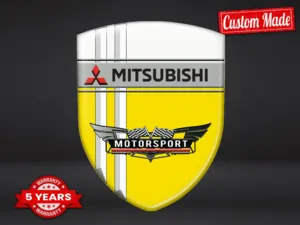 Mitsubishi Pegatinas Geniales Auto Resistentes Alta Calidad Profesional